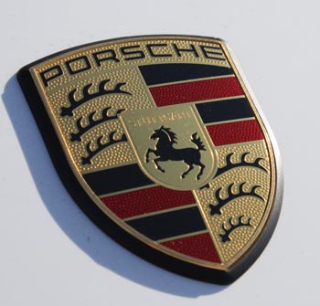 Emblem - Gold Hood Crest : Suncoast Porsche Parts & Accessories